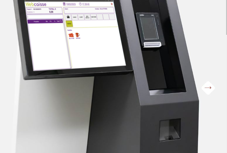 Borne interactive Webcaisse